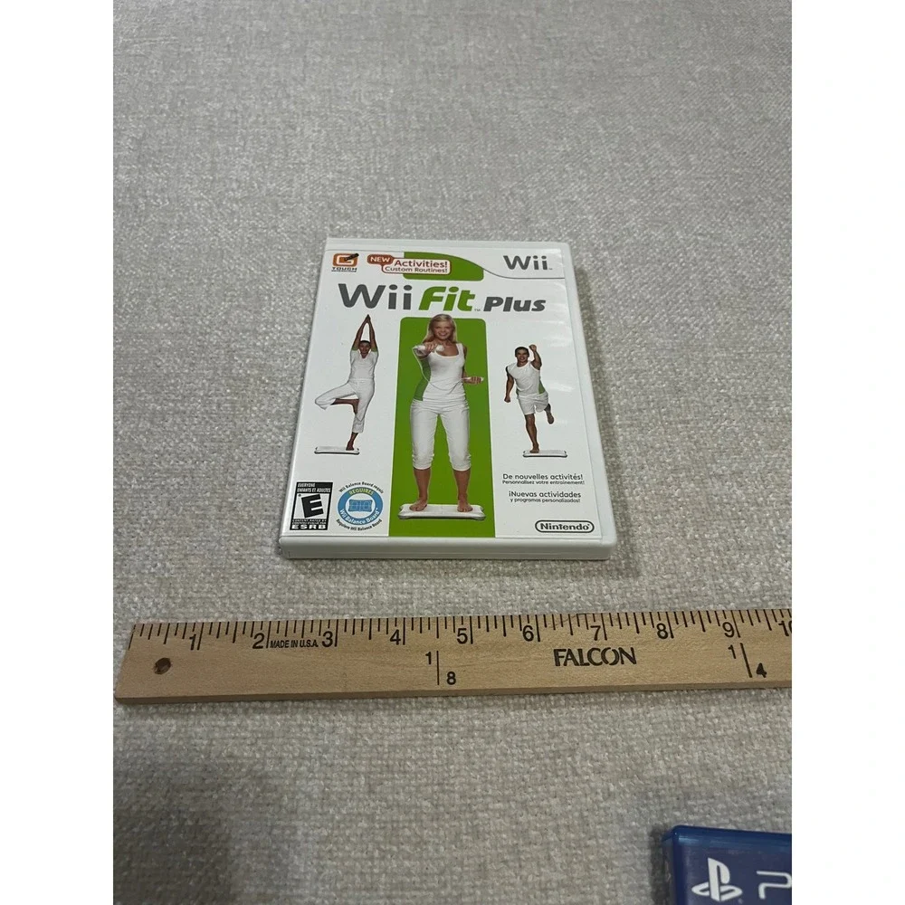 Nintendo Wii Fit Plus Game Disc with Case and Manual RVL-RFP-USA pre-owned